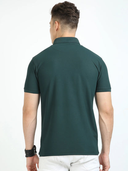 Classique Polo T-Shirt - Pine Green