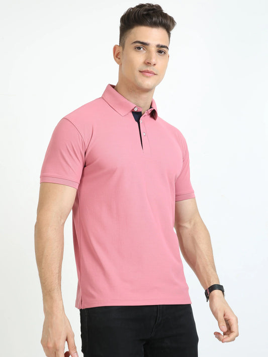 Classique Polo T-Shirt - Heather Rose