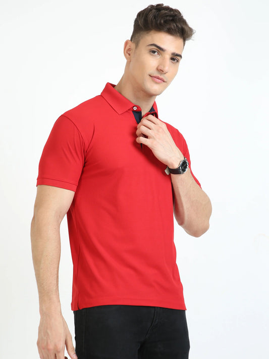 Classique Polo T-Shirt - Red