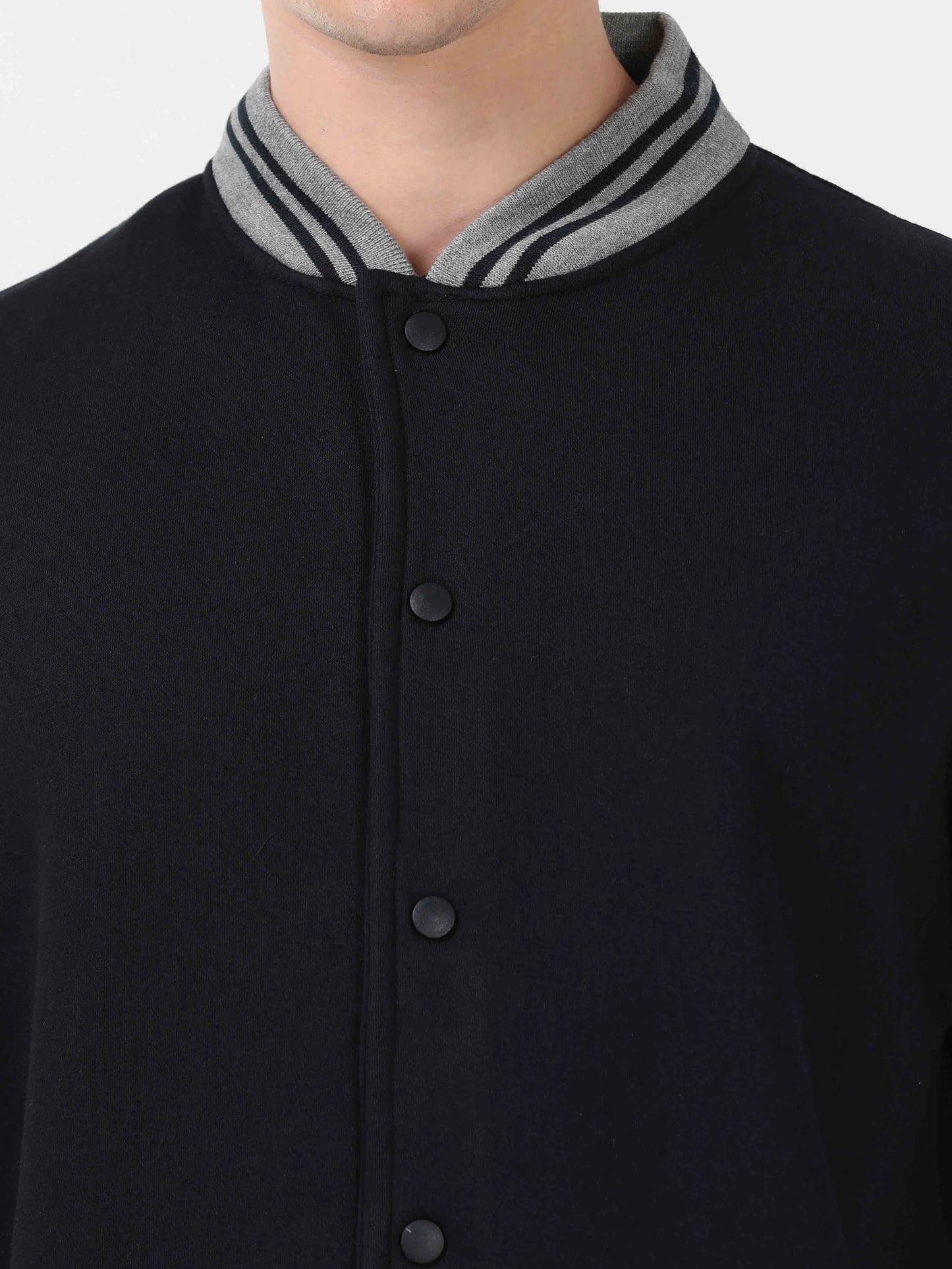 Premium Varsity Jacket - Navy Blue