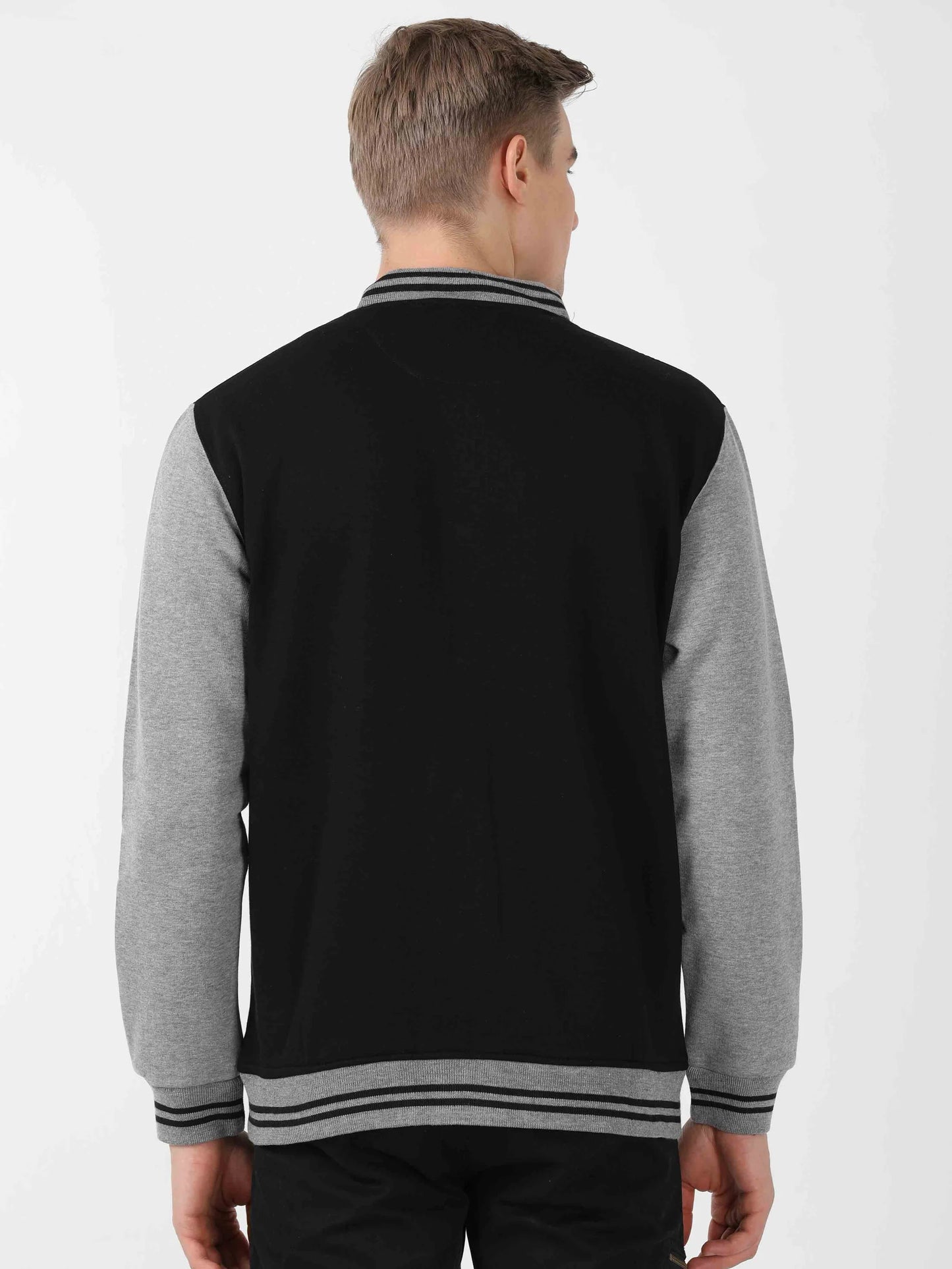 Premium Varsity Jacket - Black
