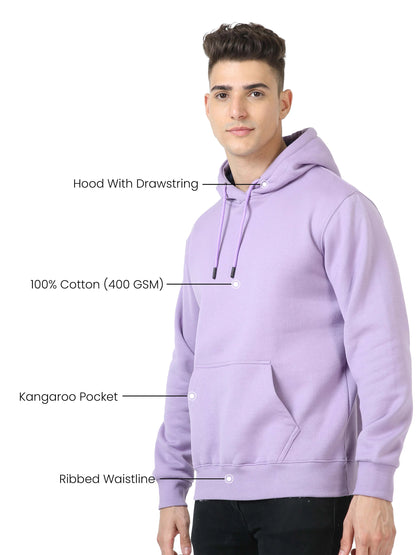 Full Sleeves Hoodie - Lavender