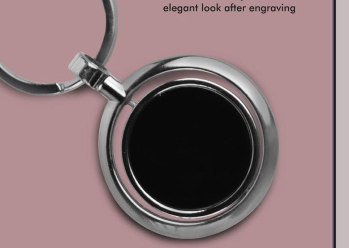Rotating Metallic Key Chains